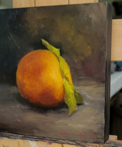 Golden peach ,Still Life